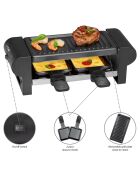 Machine à raclette/grill Clatronic RG3592 noire - 2 personnes